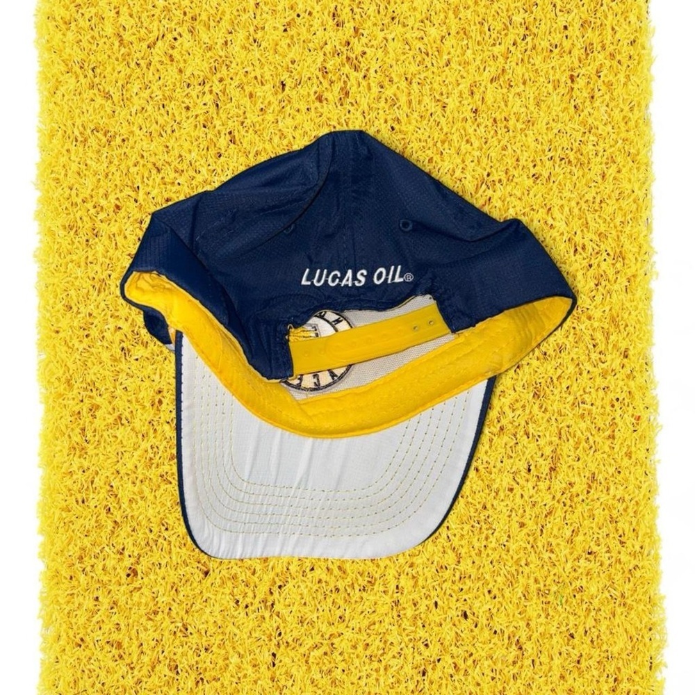 Men’s Indiana Pacers Blue and White Cap with Yellow Logo - Picture 3 of 3